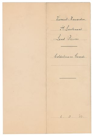 Lot #298 King George V Signed Document - Image 2