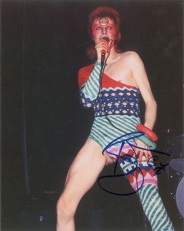 Lot #709 David Bowie Signed Photograph - Image 1