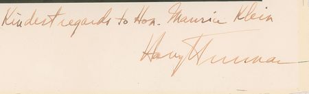 Lot #180 Harry S. Truman - Image 2