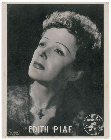Lot #627 Edith Piaf Signed Photograph - Image 1