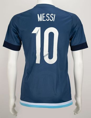 Lot #892 Soccer: Lionel Messi: Worn by Messi in the 2015 Copa América - Image 2