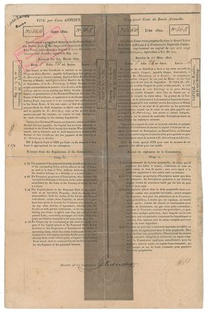 Lot #333 Nathan Mayer Rothschild Signed Document - Image 2