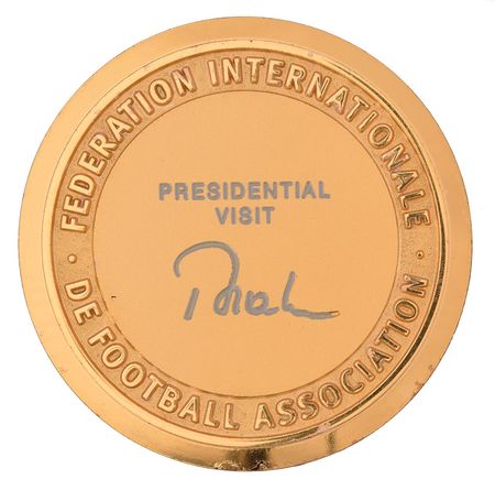 Lot #889  Soccer: FIFA Centenary Medal - Image 2
