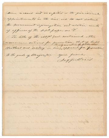 Lot #354 Jefferson Davis: ?A skillful artillerist who has seen much service? - Image 4