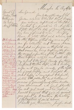Lot #357 First Battle of Bull Run: Riveting telegram archive detailing the Confederate strategy during the First Battle of Bull Run?