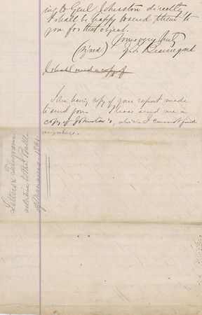 Lot #357 First Battle of Bull Run: Riveting telegram archive detailing the Confederate strategy during the First Battle of Bull Run?