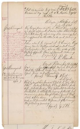 Lot #357 First Battle of Bull Run: Riveting telegram archive detailing the Confederate strategy during the First Battle of Bull Run?