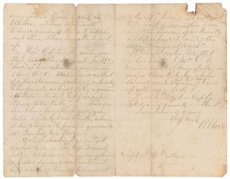 Lot #358 Robert E. Lee: Newly promoted to field command in the West, Lee contributes to Cullum's Register - Image 2