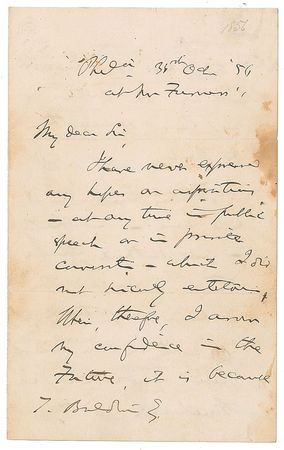 Lot #337 Charles Sumner Letters - Image 1