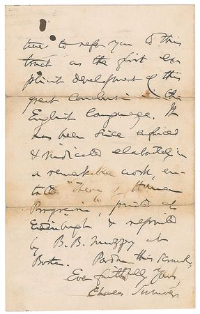 Lot #337 Charles Sumner Letters - Image 3