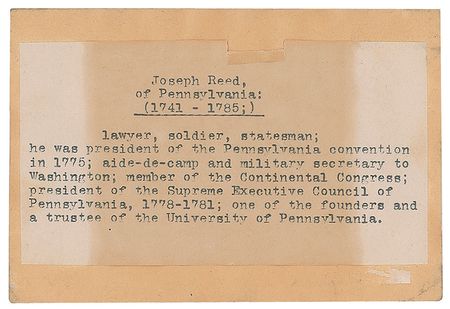 Lot #332 Joseph Reed Signature - Image 2