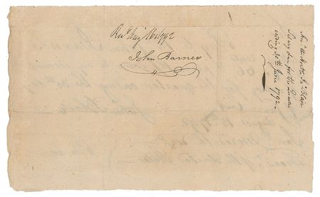 Lot #262 John Blair, Jr Signed Document - Image 2