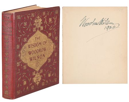 Lot #37 Woodrow Wilson Book - Image 1