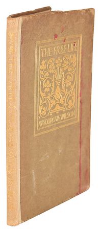 Lot #38 Woodrow Wilson Book - Image 3