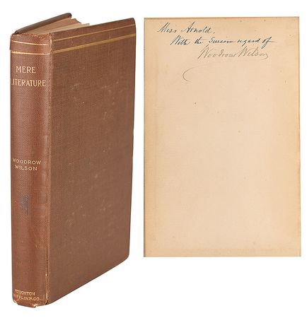 Lot #39 Woodrow Wilson Book - Image 1
