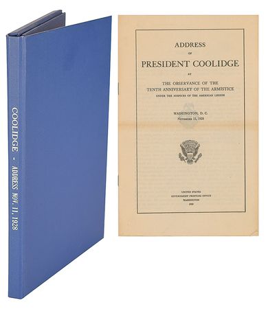 Lot #44 Calvin Coolidge Pamphlet - Image 1