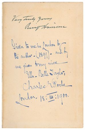 Lot #136 Benjamin Harrison Book - Image 2