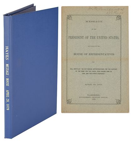 Lot #22 Rutherford B. Hayes: President Hayes's
