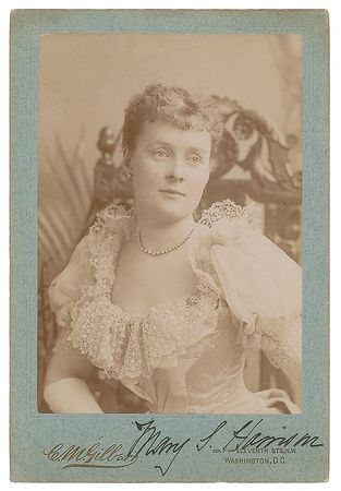 Lot #139 Mary Lord Harrison Signed Photograph - Image 1