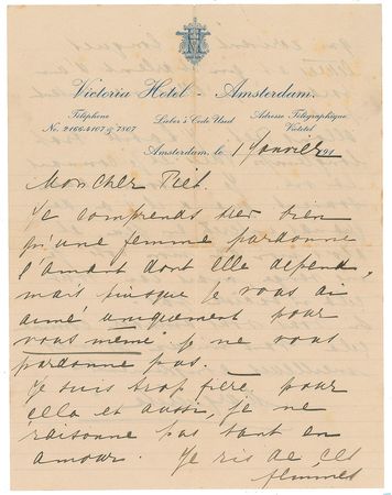 Lot #252 Mata Hari Handwritten Letter Signed - Image 1