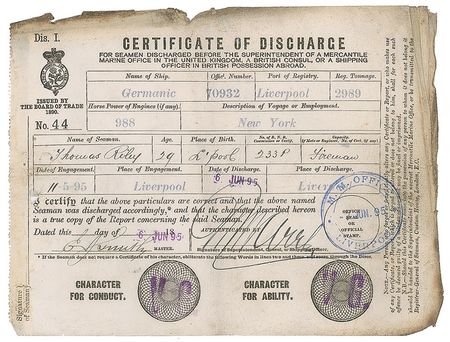 Lot #247 Titanic: Edward Smith Signed Document - Image 1