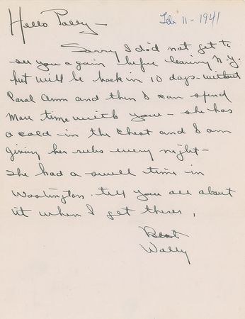 Lot #760 Wallace Beery - Image 1