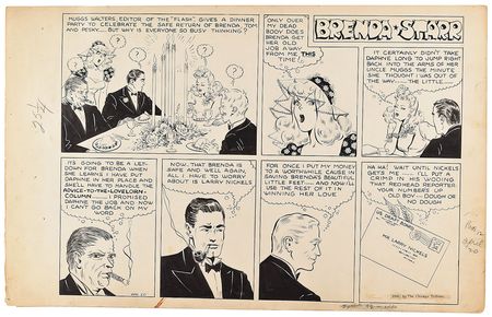 Lot #564 Dale Messick Comic Strip - Image 1