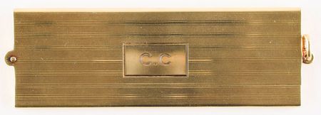 Lot #42 Calvin Coolidge: The gold pocket comb of President Coolidge, authenticated by his son - Image 1