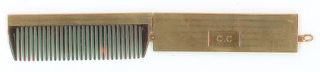 Lot #42 Calvin Coolidge: The gold pocket comb of President Coolidge, authenticated by his son - Image 2