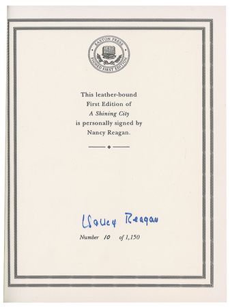 Lot #165 Nancy Reagan - Image 2