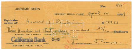 Lot #687 Jerome Kern - Image 1