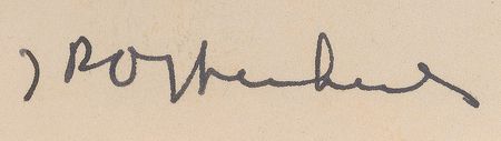 Lot #219 Robert Oppenheimer Signature - Image 3