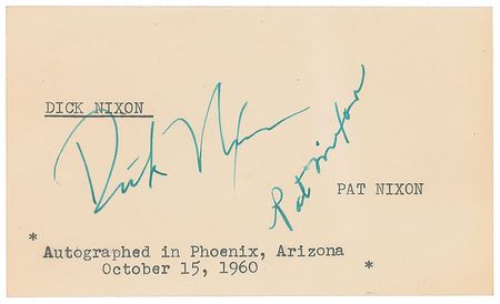 Lot #163 Richard and Pat Nixon Group Lot - Image 1
