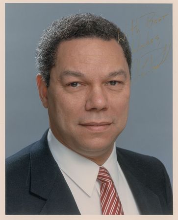 Lot #94 George W. Bush and Colin Powell - Image 4