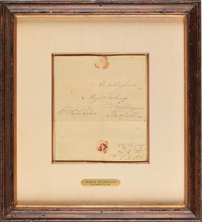 Lot #1 George Washington: Full free frank as Commander-in-Chief of the Armies of the United States - Image 2