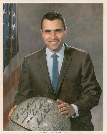 Lot #452 Gene Cernan and Harrison Schmitt Signed Photographs - Image 2