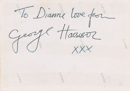 Lot #637 Beatles: George Harrison Signed Photograph - Image 2