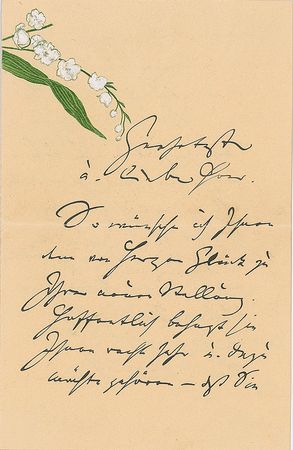 Lot #613 Johannes Brahms: Brahms' warm consideration of 