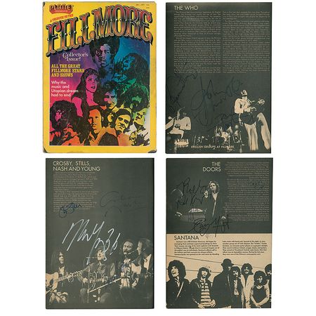Lot #642 Classic Rock and Roll: Rock gods of the 60s and 70s, including members of The Who, Led Zeppelin, Pink Floyd, and many more - Image 1