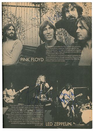 Lot #642 Classic Rock and Roll: Rock gods of the 60s and 70s, including members of The Who, Led Zeppelin, Pink Floyd, and many more - Image 2