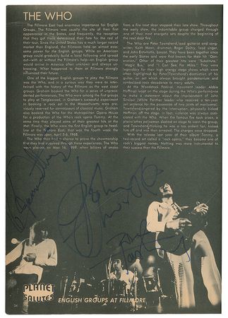 Lot #642 Classic Rock and Roll: Rock gods of the 60s and 70s, including members of The Who, Led Zeppelin, Pink Floyd, and many more - Image 6