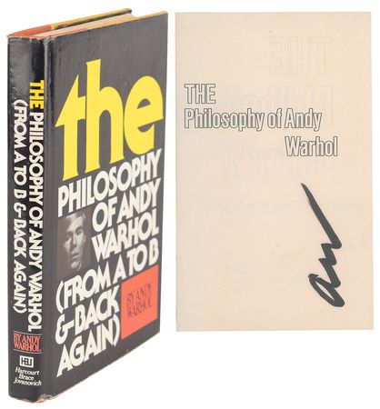 Lot #508 Andy Warhol Book - Image 1