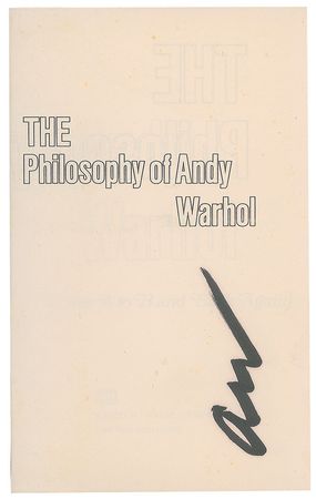 Lot #508 Andy Warhol Book - Image 2