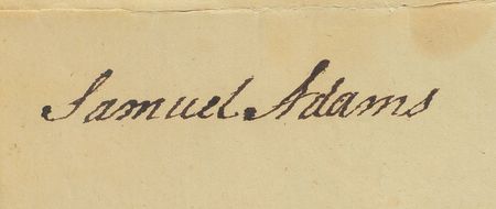 Lot #191 Samuel Adams Signed Document - Image 3