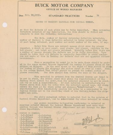 Lot #208 Walter Chrysler Signed Document - Image 2
