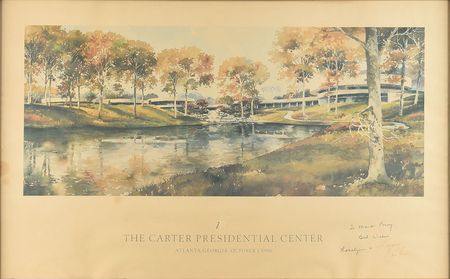 Lot #96 Jimmy and Rosalynn Carter Print - Image 1