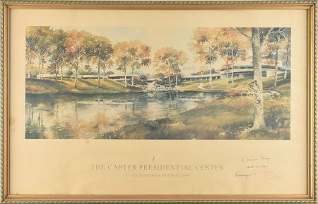 Lot #96 Jimmy and Rosalynn Carter Print - Image 2