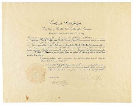 Lot #104 Calvin Coolidge - Image 1