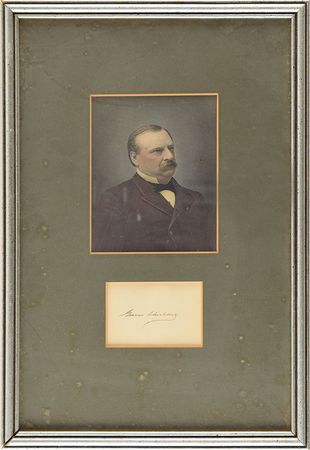 Lot #99 Grover Cleveland Signature - Image 1