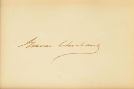 Lot #99 Grover Cleveland Signature - Image 2